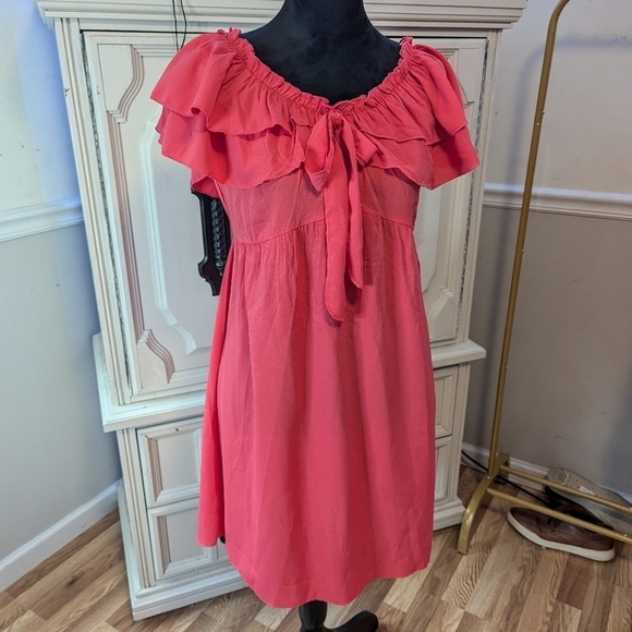 c+d+m Dresses & Skirts - NWTs pink boutique off shoulder dress size M